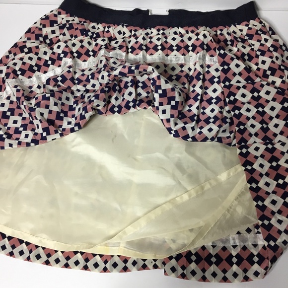 J. Crew Diamond Tile Pleated Mini Skirt - Picture 6 of 7